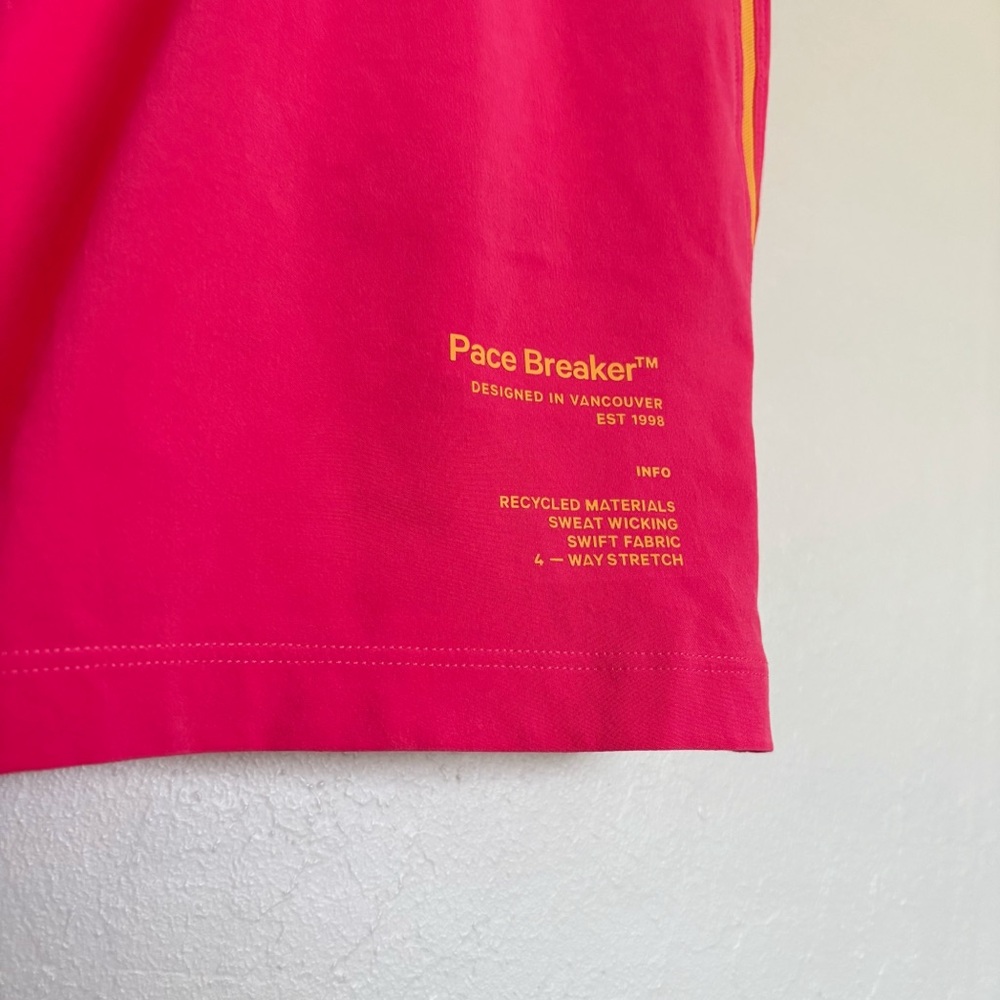 Lululemon Pace Breaker Short 7" Linerless Pink Men’s XXL Training Activewear - Picture 8 of 12